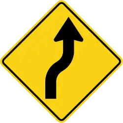 WA-5R Reverse curve to right