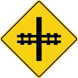 Railway crossing ahead