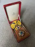 Commander Grand Cross of the order in a case by C.F. Carlman.