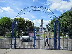Main gate to the shrine complex in 2022.
