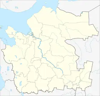 Arkhangelsk is located in Arkhangelsk Oblast