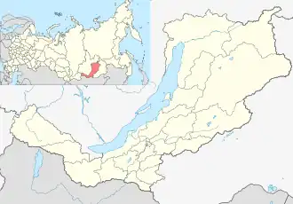 Taksimo is located in Republic of Buryatia