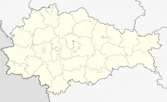Pryamitsyno is located in Kursk Oblast