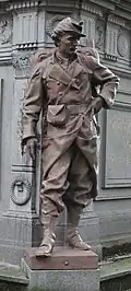 National Guardsman on Henri Chapu's monument to those soldiers killed during the siege of Paris 1870–1871.