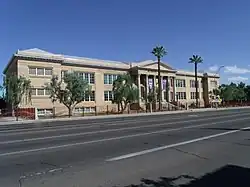 Monroe High School was built in 1914 and is located at 215 N. 7th St. It was listed in the National Register of Historic Places on August 26, 1977, ref. #77000237.