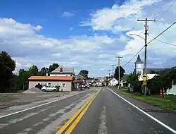 Eastbound PA 21 in Wind Ridge