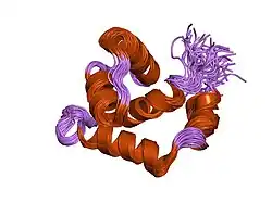 1r2u: NMR structure of the N domain of trout cardiac troponin C at 30 C