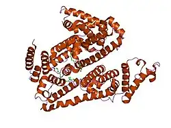 1tf0: Crystal structure of the GA module complexed with human serum albumin