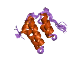2czy: Solution structure of the NRSF/REST-mSin3B PAH1 complex