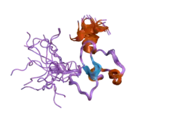 2fui: NMR solution structure of PHD finger fragment of human BPTF in free state