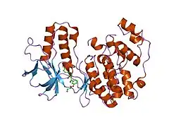 2gfs: P38 Kinase Crystal Structure in complex with RO3201195