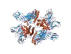 2icw: Crystal structure of a complete ternary complex between TCR, superantigen, and peptide-MHC class II molecule