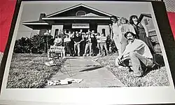 Public News staff pictured at 1540 W. Alabama, Houston, Texas upon publication of PN #200