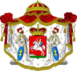 Czartoryski coat of arms used in 1785