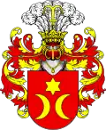 Arms of the Fincke von Finkenthal family ennobled in 1805