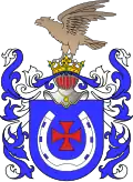 Coat of arms of Gierałtowski family from Opole. (According to Ostrowski)