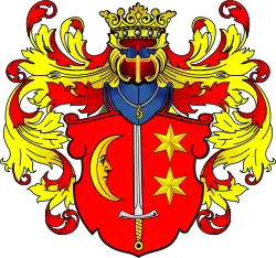 Arms of the Zawadski family