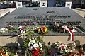 The commemorative plaque of the monument.