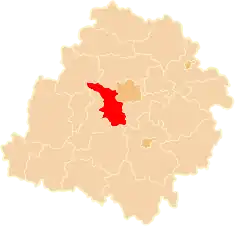 Location within the voivodeship