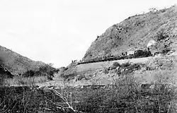 PPS train at Wonderboompoort drawn by the "Portuguese Tank"