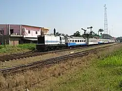 BB 302 70 05 in Tebing Tinggi station, August 2008