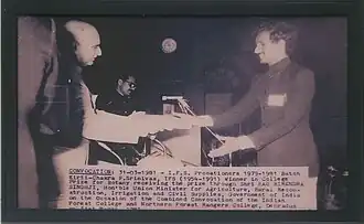 Display in Library dedicated to P.Srinivas at the Office of DCF, Kollegal, Chamarajanagar District, Karnataka.