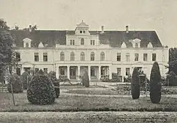 Wolsztyński Palace in Wolsztyn,[28] property of Apolinary Gajewski, before reconstruction