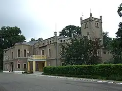 Palace in Sowczyce, currently serving as an orphanage