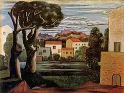 Pablo Picasso, 1919, Paysage (Landscape with Dead and Live Trees), oil on canvas, 49.4 x 65.4&nbsp;cm, Bridgestone Museum of Art, Tokyo