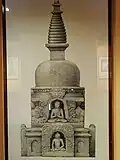 Depiction of typical small chaityas found in Nepal