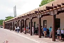 Palace of the Governors in Santa Fe, New Mexico