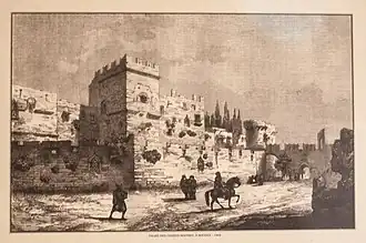The palace in 1844