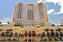 The Palazzo is a casino resort hotel located on the Las Vegas Strip