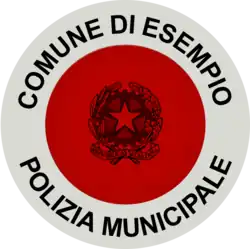 Sign used to indicate a police checkpoint by the municipal police