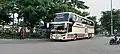 Ultra high decker bus owned by Pandawa 87 (Jakarta - Banyuwangi)