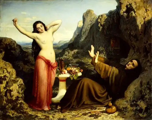 The Temptation of Saint Hilarion, 1844