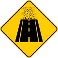 P-42 Pavement ends