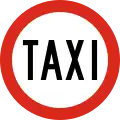 R-17 Taxi parking zone
