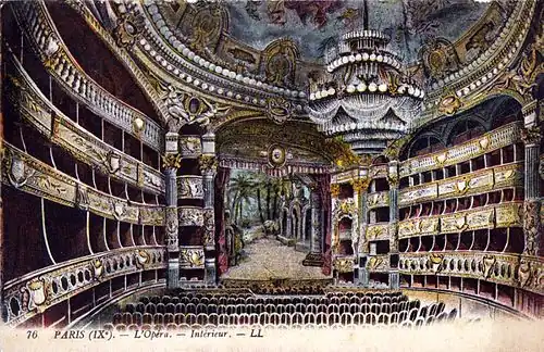 Auditorium. Postcard from 1909