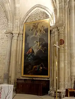 "Christ in the Garden of Olives" by Joseph-François Parrocel, in the choir, 1704–1781