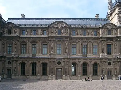 Renaissance wing of the Louvre (1546), by Pierre Lescot