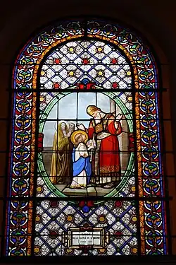 "Presentation of Mary in the Temple" by Emile Thibaut (1853)