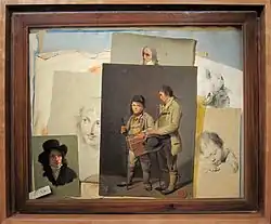 Trompe l'œil dit aux dessins et aux savoyards by Louis-Léopold Boilly, c. 1804–1807