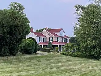 The historic Parson John Elder House, built 1740, at S. 24th Street & Ellerslie Street