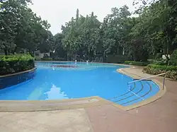 Olympic-sized swimming pool