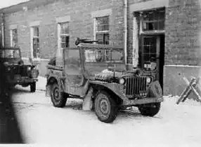General George S. Patton's jeep – Bastogne, Belgium (1945)