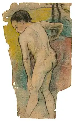 Breton Bather, 1886–87, Art Institute of Chicago