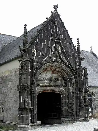 The south porch at Pencran