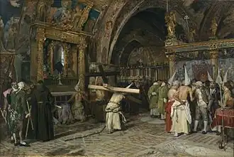 Penitents at the Basilica of Saint Francis of Assisi, Museo del Prado