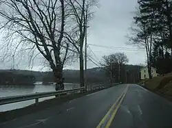 PA 187 southbound in Sugar Run